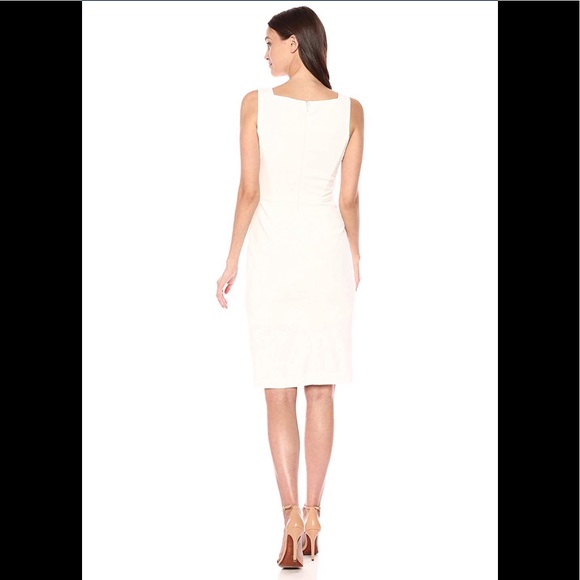 Betsey Johnson Sleeveless Scuba Crepe  ivory,NWT - Picture 2 of 8